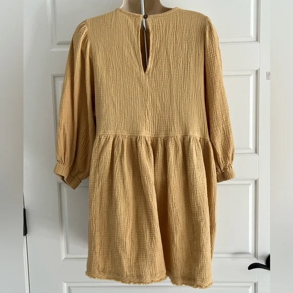Shop Neighbor Gauze Babydoll Mini Dress
Size Medium Beachy Feminine Boho - Picture 8 of 15